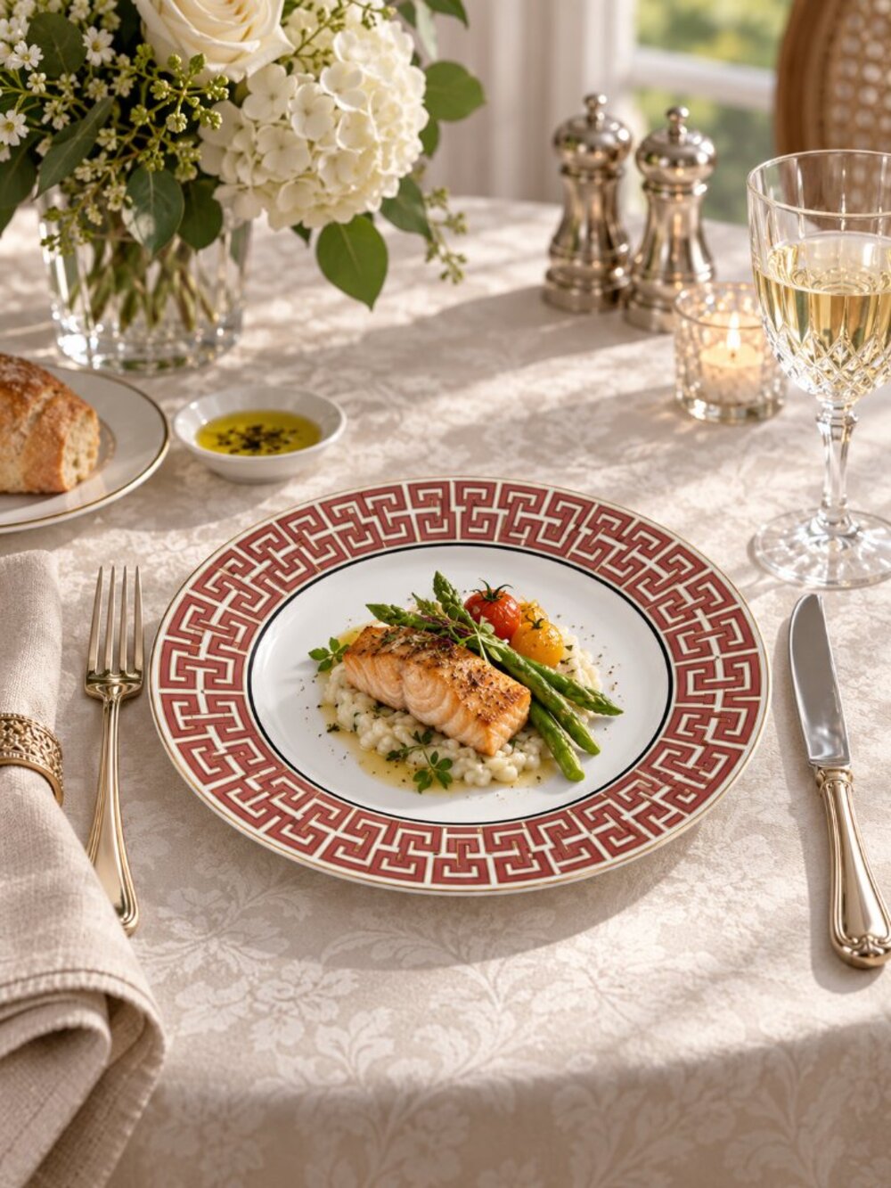 Wedgwood Dynasty Accent Luncheon Plate 6790971
